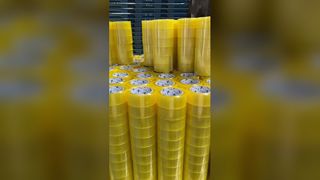 Gelbes Packband, starke Versiegelung, sichere Boxen