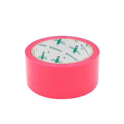 Ein guter Preis. Tiefrosa BOPP Paketverpackungsteppich, selbstklebendes Logo, Farbband Online