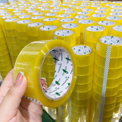 Ein guter Preis. Fabrikmaßnahme BOPP gelblich gelb Verpackung Klebstoffdichtband Online