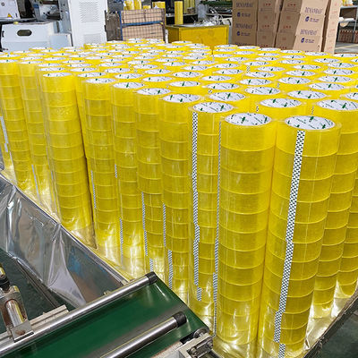 Transparentes gelbes, maßgeschneidertes Klebeband für Kartondichtband