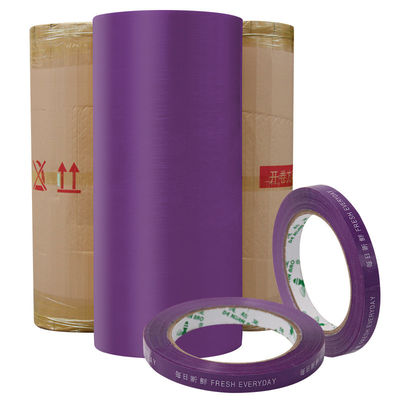 Mit Logo Lila BOPP Druck Jumbo Roll Hersteller