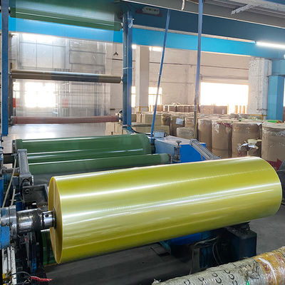 Durchsichtiges gelbes Bopp-Band Jumbo Roll Einseitiges Acrylklebstoff