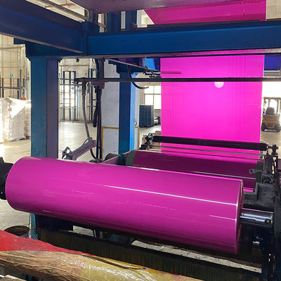 Gummiband Jumbo Roll 1,28*4000m Druck klares, zerbrechliches Plastik-Bopp-Verpackungsteppich