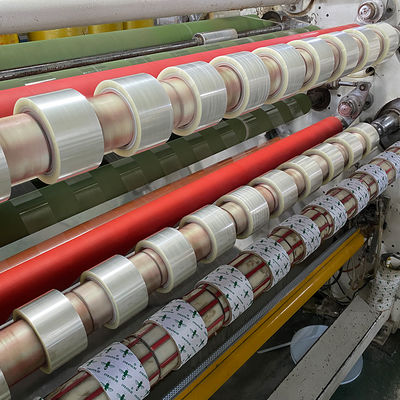 Transparentes gelbes Bopp-Verpackungsteppich zum Versiegeln und Maskieren von Kartons