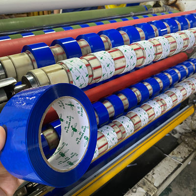 6 Rollen blaues Kartonverschlussband zum Verpacken, China-Fabrik, Farbklebebänder