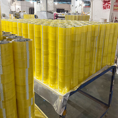 Ein guter Preis. Transparent gelber stark haftender BOPP-Versandklebeband für Kartonversiegelung Online