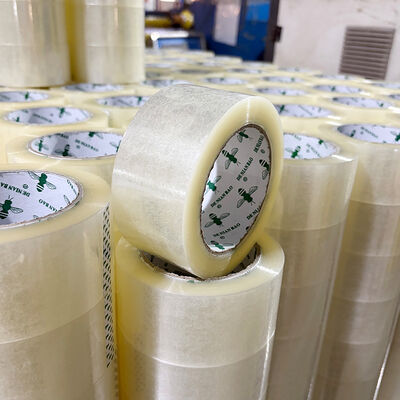 Pure White Transparent High Viscosity Customized Adhesive Bopp Packing Tape