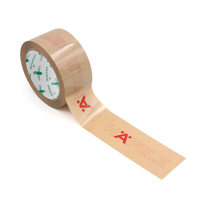 Druckband mit Markennamen für Kartonband
